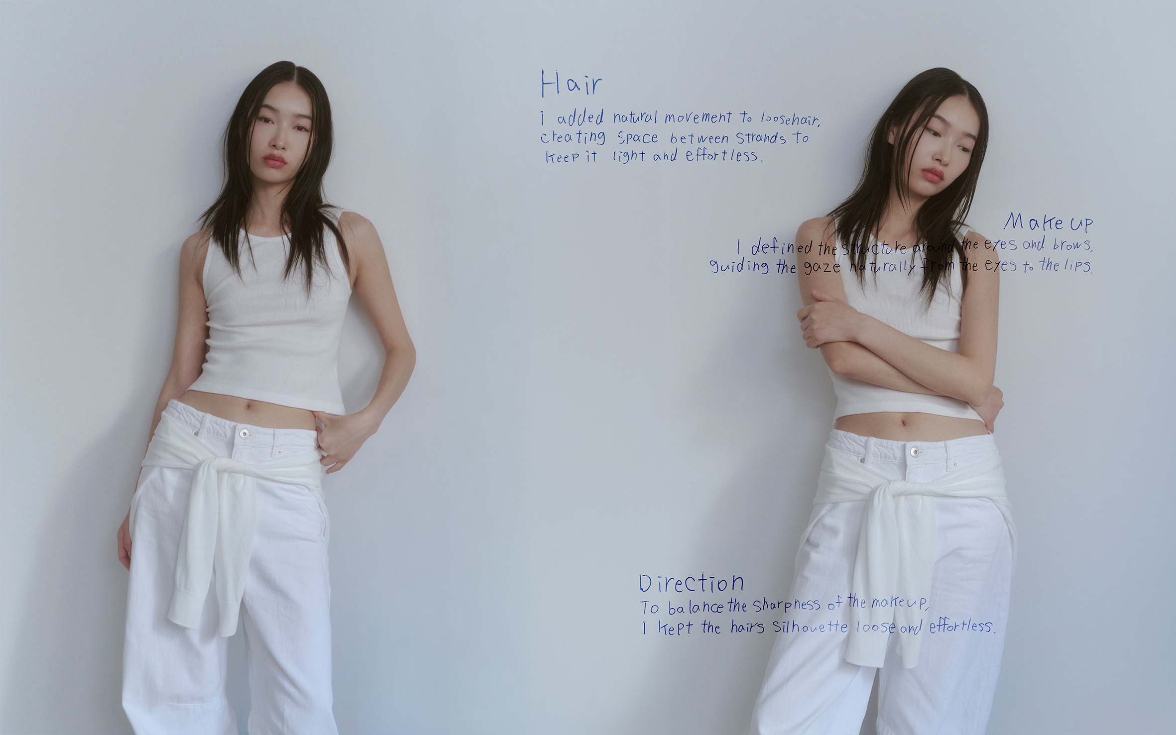 Featured editorial hair and make-up project